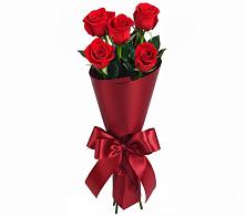 Букет 5 Красных роз Эдлесс Лав в Красный Бор