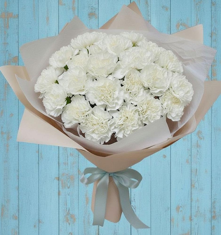 Букет цветов из: Гвоздики в Красный Бор