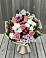 Букет цветов из: Альстромерии, Гвоздики, Розы и Хризантемы в Красный Бор