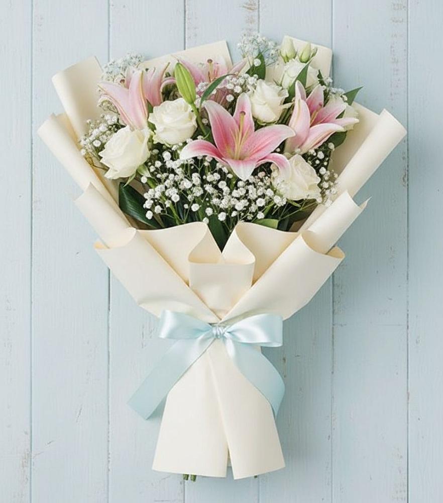 Букет цветов из: Лилии в Красный Бор