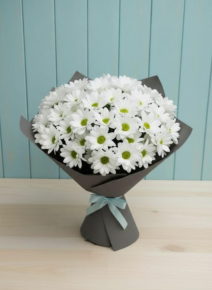 Букет цветов из: Хризантемы в Красный Бор