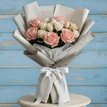 Букет цветов из:  Розы #REPLACE_PRED# Красный Бор