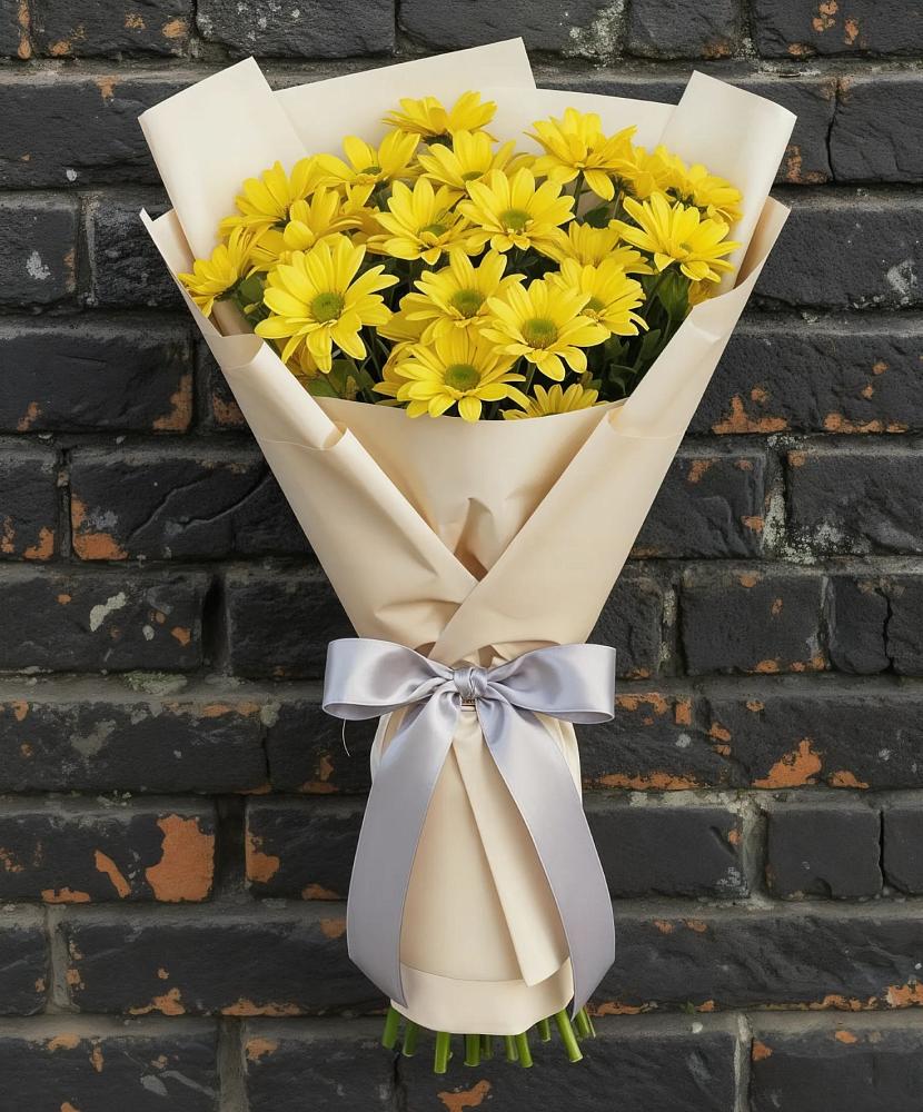 Букет цветов из: Хризантемы в Красный Бор