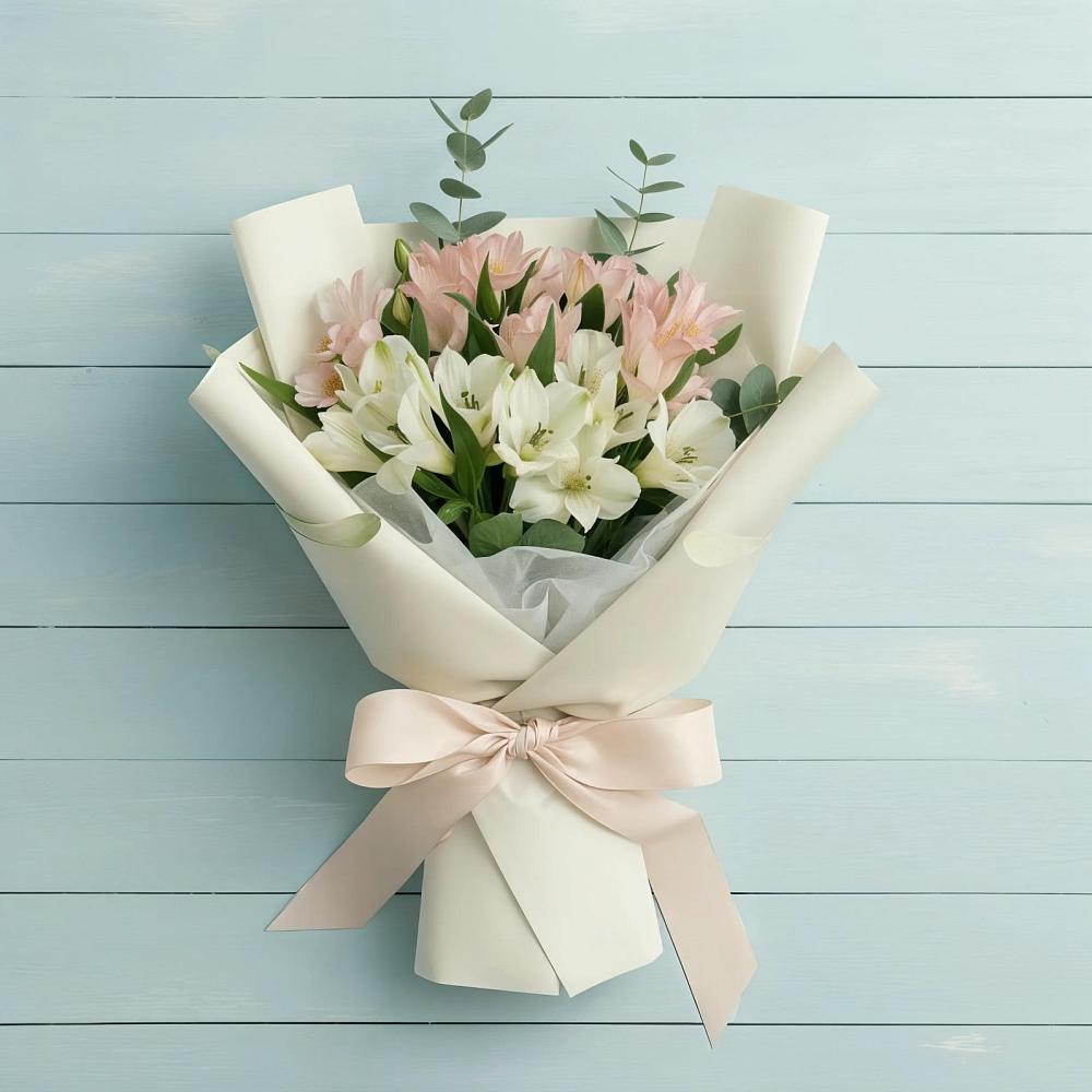 Букет цветов из: Альстромерии в Красный Бор