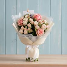 Букет цветов из:  Розы #REPLACE_PRED# Красный Бор